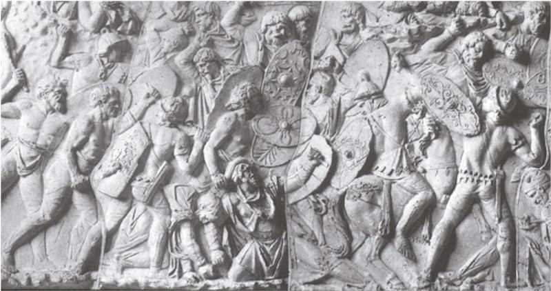 Romeinse ala op de zuil van Trajanus