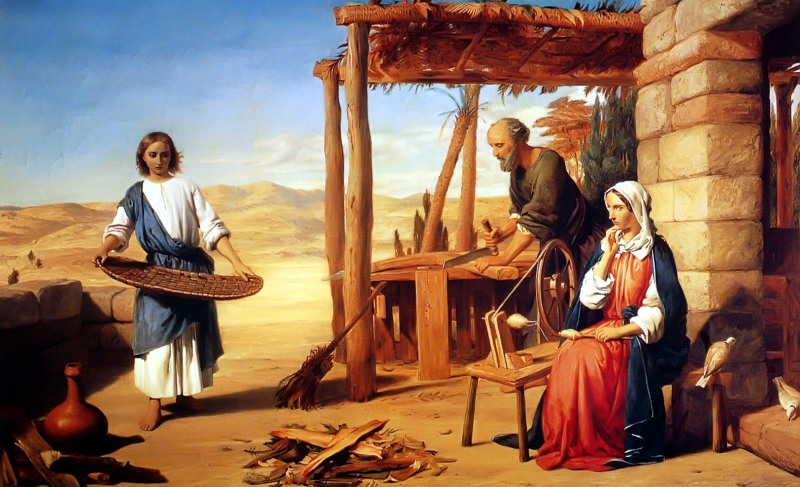 De Heilige Familie in Nazareth