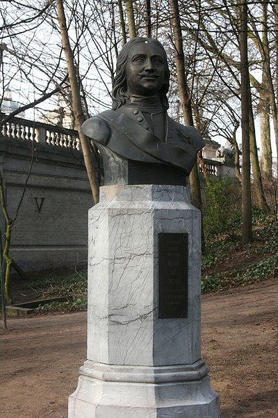 Bust of Peter the Great in Brussels