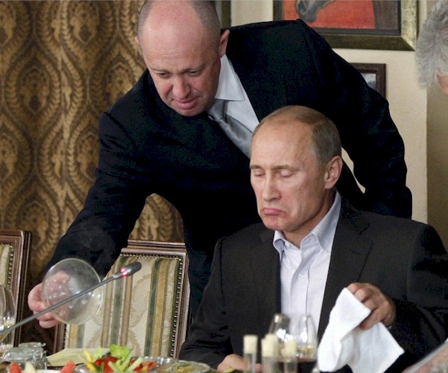 Prigozjin met Poetin in 2011