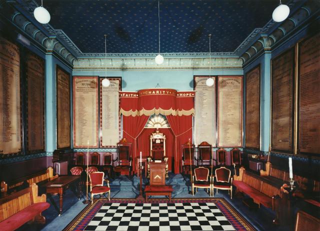 Typical interior of a lodge