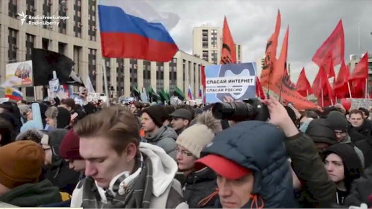 Betoging in Moskou