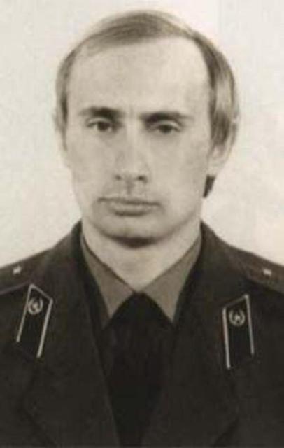 KGB officer Vladimir Putin